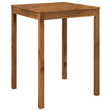 Garden Bar Table Natural 80 x 80.5 x 105 cm Solid Acacia Wood 901257