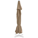 Replacement Fabric for Outdoor Parasol Taupe 515 cm 312541