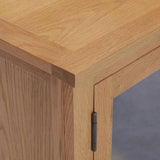 TV Cabinet 110x35x44 cm Solid Oak Wood 327435