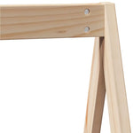 High Sleeper Bed without Mattress 80x200 cm Solid Wood Pine 3282095