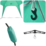 Instant Tent 4-Person Quick-Release Sea Green 185T Polyester 42008403