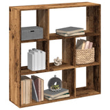 Room Divider Bookcase Old Wood 102x29x103.5 cm Engineered Wood 858055