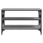 ZNTS TV Cabinet Grey Sonoma 80x40x50 cm Engineered Wood 825790