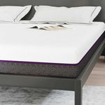 Mattress White and Grey 180 x 200 cm Memory Foam 4106332