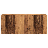 TV Cabinet Wall-mounted Old Wood 100x30x41 cm 857670