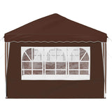 Pop-up Party Tent 575 x 289 x 245 cm Brown 42019797