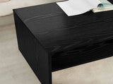 Coffee Table Black Oak 100 x 50 x 40 cm Engineered Wood 8000285