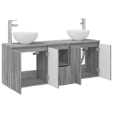 Bathroom Cabinet Set 3 pcs Grey Sonoma 49.5 x 35 x 63 cm 3405623