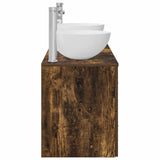 Bathroom Cabinet Set 3 pcs Smoked Oak 49.5 x 41 x 64.5 cm 3405807