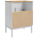 Bathroom Sink Cabinet with Shelf FLORO White 60 x 40 x 80 cm 42011242