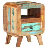 ZNTS Bedside Cabinet 30x30x41 cm Solid Reclaimed Wood 321615