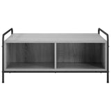 Coffee Table Grey Sonoma 90 x 90 x 41 cm Engineered Wood 8013605