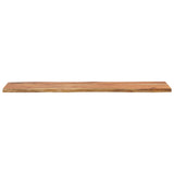 Table Top 180x40x2.5 cm Rectangular Solid Wood Acacia Live Edge 370617
