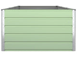 Planter Pastel Green 290 x 100 x 75 cm Galvanised Steel 42018274