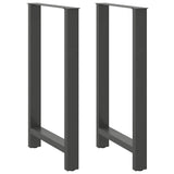 Bar Table Legs Anthracite 2 pcs 60x cm Steel 4013346