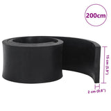 Rubber Edge for Snow Plow Black 200x15x2 cm 4103554