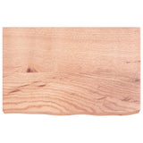 Table Top Light Brown 60x40x cm Treated Solid Wood Oak 3156346