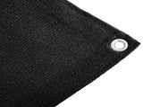 Tent Carpet 400x400 cm Black HDPE 310791