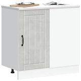 Kitchen Base Cabinet Lucca Concrete Grey Engineered Wood 854312