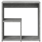 ZNTS Side Tables 2 pcs Concrete Grey 50x30x50 cm Engineered Wood 840562