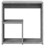 ZNTS Side Tables 2 pcs Concrete Grey 50x30x50 cm Engineered Wood 840562