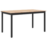 Dining Table Natural 150 x 90 x 75 cm Solid Pine Wood 892791