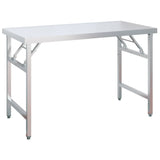 Kitchen Work Table with Overshelf 120x60x145 cm Stainless Steel 3155992
