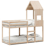 Bunk Bed without Mattress 90x190 cm Solid Wood Pine 3282005