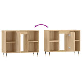 Bathroom Cabinet Sonoma Oak 80x33x60 cm Engineered Wood 831623