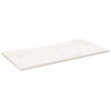 Desk Top White 110x60x2.5 cm Solid Wood Pine 824446