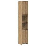 ZNTS 3 Piece Bathroom Furniture Set Artisan Oak Engineered Wood 3328566