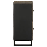 Sideboard Black 60x33x75 cm Solid Wood Mango 4017710