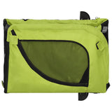 Pet Bike Trailer Green and Black Oxford Fabric and Iron 93997