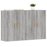 Wall Mounted Cabinets 2 pcs Grey Sonoma Engineered Wood 3197879