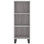 Highboard Grey Sonoma 34.5x34x180 cm Engineered Wood 3199391