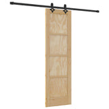 Sliding Door ORKDAL Natural 61 x 198.5 cm Solid Pine Wood 3445548