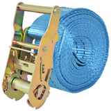 Ratchet Tie Down Straps 10 pcs 2 Tonnes 6mx38mm Blue 142655