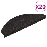 Stair Mats Self-adhesive 20 pcs Anthracite 65x22.5x3.5 cm 3365901
