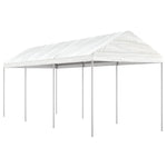 Gazebo with Roof White 6.69x2.28x2.69 m Polyethylene 3155503