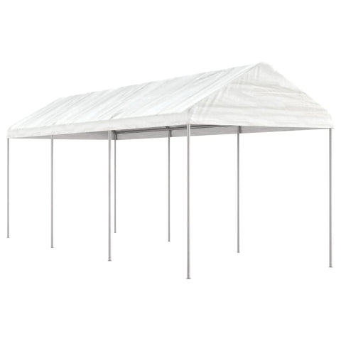 Gazebo with Roof White 6.69x2.28x2.69 m Polyethylene 3155503