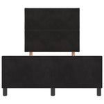 ZNTS Black Velvet Bed Frame 120x200 cm 3345001