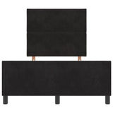 ZNTS Black Velvet Bed Frame 120x200 cm 3345001