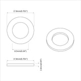 Washers 11842 pcs Silver Iron 864465