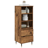 Highboard with Drawer Old Wood 40 x 36 x 110 cm Engineered Wood 882732