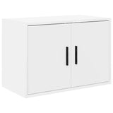 ZNTS Garage Cabinets 2 pcs White Engineered Wood 3328278