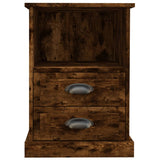 Bedside Cabinets 2 pcs Smoked Oak 43x36x60 cm 816339