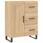 Highboard Sonoma Oak 69.5x34x180 cm Engineered Wood 3190048