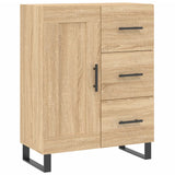 Highboard Sonoma Oak 69.5x34x180 cm Engineered Wood 3190048