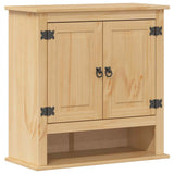 ZNTS 3 Piece Bathroom Furniture Set Corona Solid Wood Pine 3334639