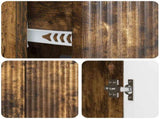 Sideboard Smoked Oak 89 x 34.5 x 60 cm Engineered Wood 894660